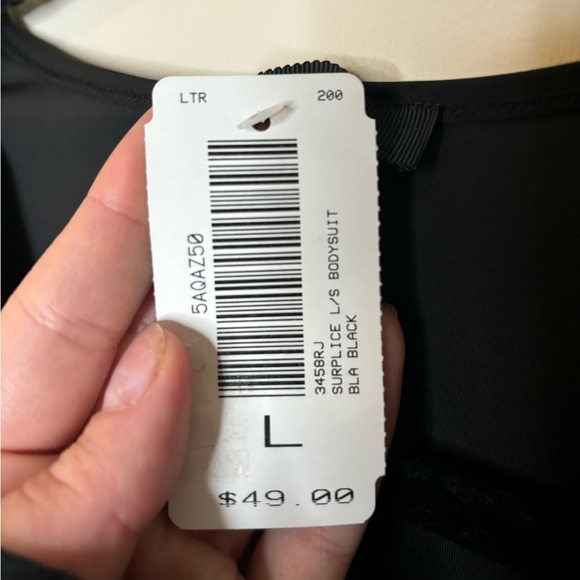 NWT Black Love Tree Blouse Bodysuit - Picture 4 of 4